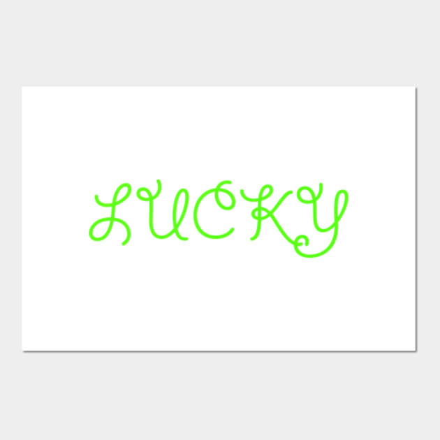 Lucky Irish Design - Perfect for St Patricks Day